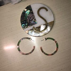 Francescas hoops green/pink